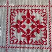 SAL : Plaid Broderie Rouge... Grille 36/F6 - Chez Mamigoz