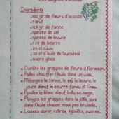Livre Recettes Brodées de Mamigoz : Les Beignets d' Acacias - Chez Mamigoz