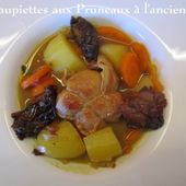 Paupiettes de Dinde aux Pruneaux, à l'ancienne - Chez Mamigoz