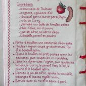 Livre Recettes Brodées de Mamigoz : Rougail de Saucisses - Chez Mamigoz