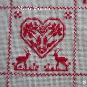 SAL : Plaid Broderie Rouge... Grille 68 / F12 - Chez Mamigoz