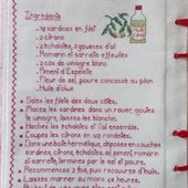 Livre Recettes Brodées de Mamigoz : Sardines à l'huile - Chez Mamigoz