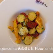 Légumes du Soleil à la Fleur de Thym, ( Actifry ). - Chez Mamigoz