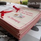 Livre Recettes Brodées de Mamigoz : 15 pages montées + tome II - Chez Mamigoz