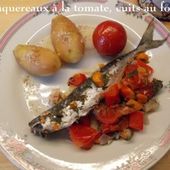 Maquereaux à la tomate, cuits au four. - Chez Mamigoz