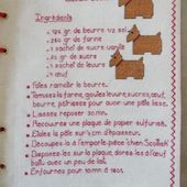 Livre Recettes Brodées de Mamigoz : Biscuits Scottish - Chez Mamigoz