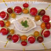 Tomates cocktails à la libanaise du Petit Bistro - Chez Mamigoz