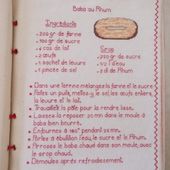 Livre Recettes Brodées de Mamigoz : Baba au Rhum - Chez Mamigoz