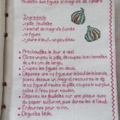 Livre Recettes Brodées de Mamigoz : Feuilletés aux figues et magrets de canard - Chez Mamigoz
