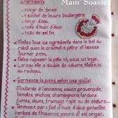 Livre Recettes Brodées de Mamigoz : la pâte à Pizza - Chez Mamigoz