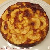 Gâteau-Flan au caramel au beurre salé et pommes - Chez Mamigoz