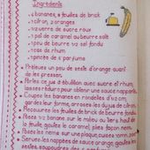 Livre Recettes Brodées de Mamigoz : Nems de Banane au caramel beurre salé - Chez Mamigoz