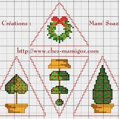 Déco Triangle pour Sapin de Noël : Topiaire de Houx - Chez Mamigoz