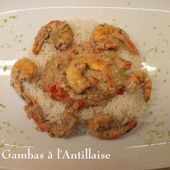 Gambas à l'antillaise du Petit Bistro - Chez Mamigoz