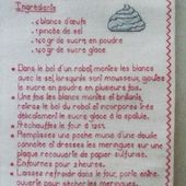 Livre Recettes Brodées de Mamigoz : Meringues craquantes - Chez Mamigoz