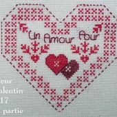 Cœurs à broder Saint Valentin 2017 et tutoriel : 1 ère partie. - Chez Mamigoz