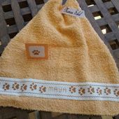 Serviette pour petit chien " Pattounes Propres " ..... - Chez Mamigoz