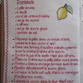 Livre Recettes Brodées de Mamigoz : Tarte au Citron Meringuée - Chez Mamigoz