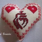 Cœur à broder ST Valentin : Cœur Vendéen, 2 ème partie - Chez Mamigoz