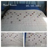 L' Album Le Plaid aux 200 Chouettes brodées - Chez Mamigoz