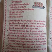 Livre Recettes Brodées de Mamigoz : Rôti de Porc au Chèvre - Chez Mamigoz