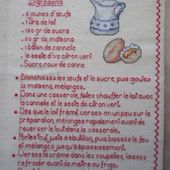 Livre Recettes Brodées de Mamigoz : La Crème Catalane - Chez Mamigoz