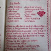 Livre Recettes Brodées de Mamigoz : Tourte Rubis aux deux viandes - Chez Mamigoz