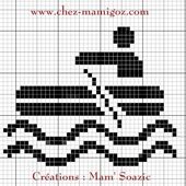 Grilles Pictogrammes brodés : Zodiac - Chez Mamigoz
