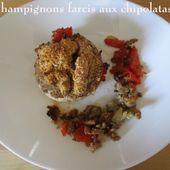 Champignons farcis aux chipolatas - Chez Mamigoz