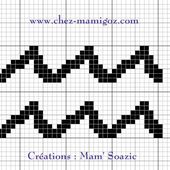 Pictogramme Zodiaque à broder : le Verseau - Chez Mamigoz