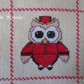 Plaid Chouette brodée 86 : Spirou le groom - Chez Mamigoz