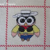 Plaid Chouette brodée 69 : Lucky Luke - Chez Mamigoz
