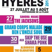 Festival'Hyères: Alb, Skip The Use et Shaka Ponk! - Les écrits d'un poète français