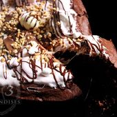 Moelleux au chocolat et Marshmallow - 123Gourmandises.....123Gourmandises.....