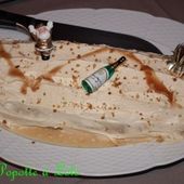 Bûche Poire / caramel beurre salé