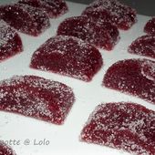 Pâtes de Fruits à la Framboise à l'agar agar