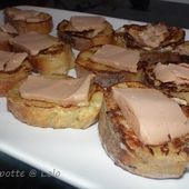 Minis pain perdu au foie gras - La popotte à lolo