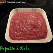 Sauce tomate express