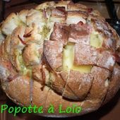 Pain Hérisson Pesto et comté