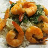 PILAF DE CREVETTES ET DE COURGETTE A LA MENTHE - Le blog de maïté-infos