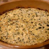 Gratin de courgettes au Brocciu - Les papilles sucrées salées de Lisulana