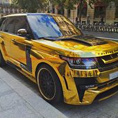 Range Rover en or massif, Veyron unique au monde, et bien d'autres étaient à Paris en Août! - Album photos - Ultimate Supercars