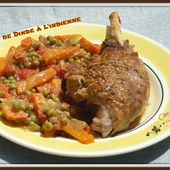 Cuisse de dinde à l'indienne - Chez Vanda