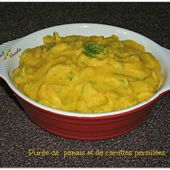 Purée de panais et carottes persillées - Chez Vanda