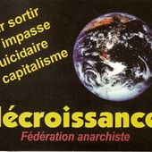 La décroissance : une révolution commune et démocratique - Socialisme libertaire