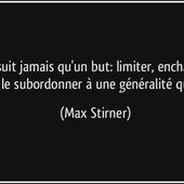 ★ Max Stirner - Socialisme libertaire
