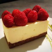 Cheesecake chocolat blanc et framboises - Elodie cuisine pour vous partager sa passion...