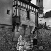 La Porte-aux-Prêtres en Noir et Blanc