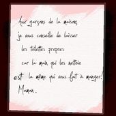 Humour Maman: Toilettes propres