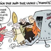 Humour Religions: Une mission pour Mars pour sauver l'humanité